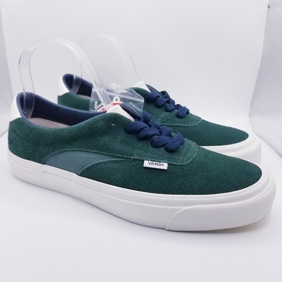 Vans Acer Ni SP Ultracush Dark Green Suede Sneakers NWT Men 9 Women 10.5 - Picture 2 of 11